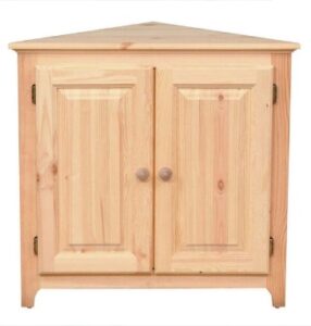 Archbold Furniture corner cabinet low with doors