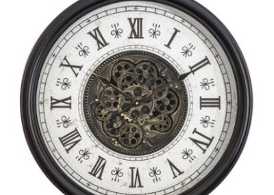steampunk urban clock